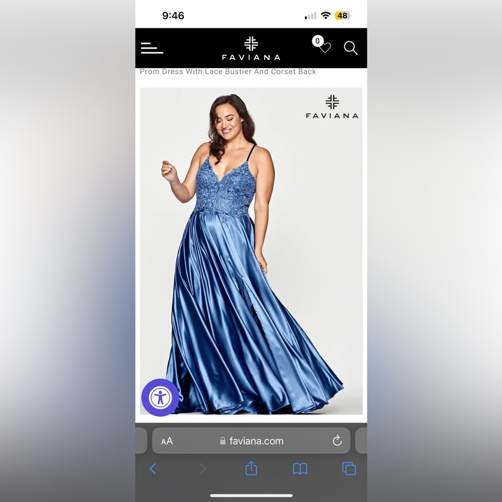 Blue Prom Dress